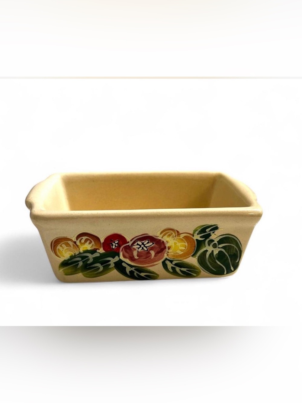 Vintage Garden Ridge ceramic mini loaf pan